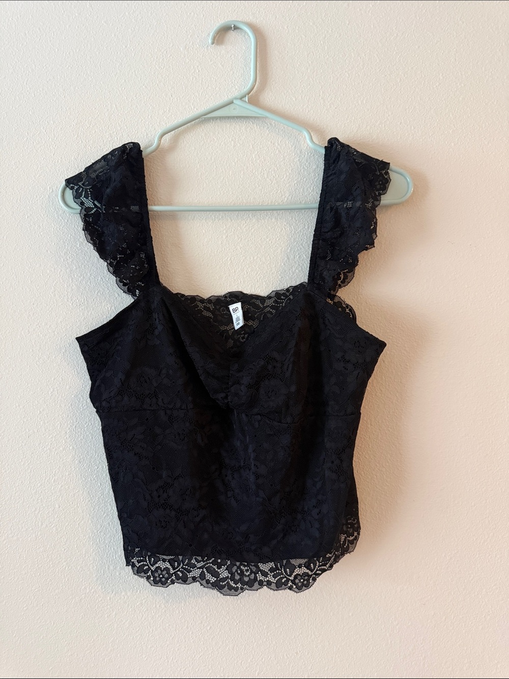 bp Black Lace Camisole Tank Top